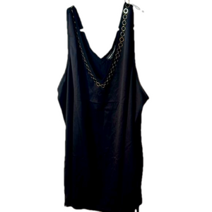 Love & Legend Black Sleeveless Blouse Size 4X